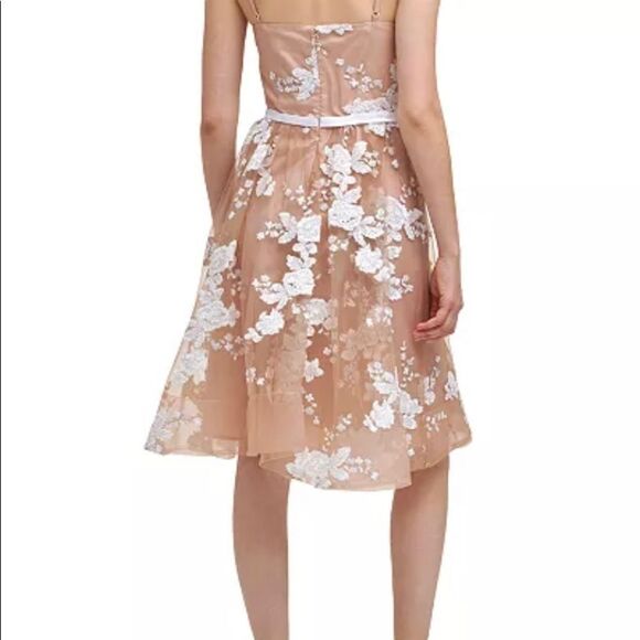 CALVIN KLEIN SEQUINS & LACE A LINE DRESS SIZE 4 - Picture 10 of 10